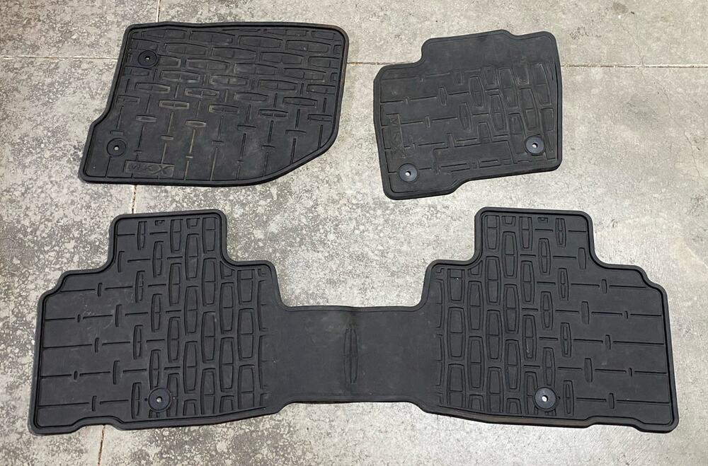 2016-2018 Lincoln MKX Weather Rubber Floor Mat Fronr & Rear OEM